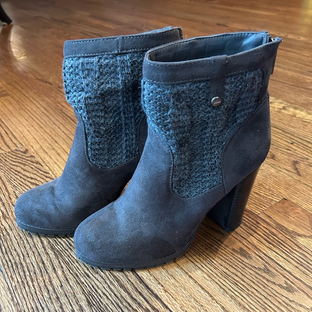Juicy couture boots suede gray